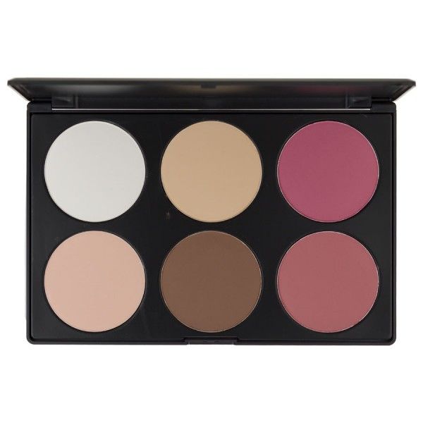 Paleta de blush 6 cores