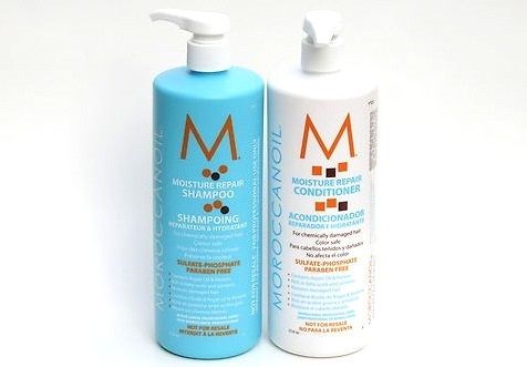 Shampoo e Condicionador Reparador de Umidade Moroccanoil 1L