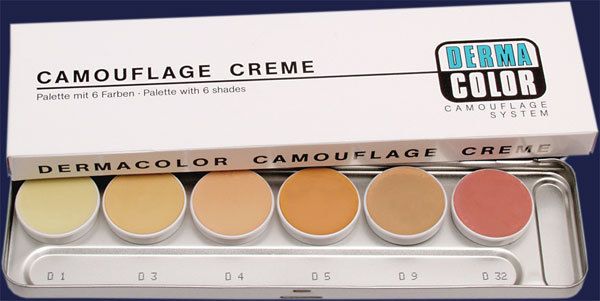 KRYOLAN DERMACOLOR CAMOUFLAGE 6 CORES