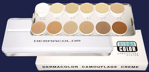 KRYOLAN DERMACOLOR CAMOUFLAGE 12 Cores